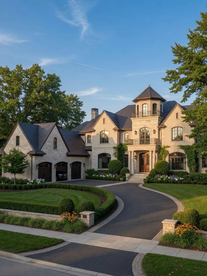 Beautiful Midwest dream home exterior